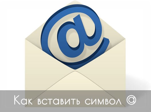 Белгі таңбасын кірістіру Вставляем символ собачка