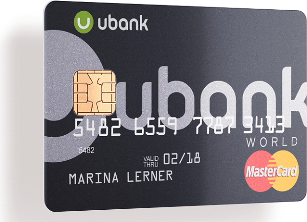 UBank картасы Карта UBank