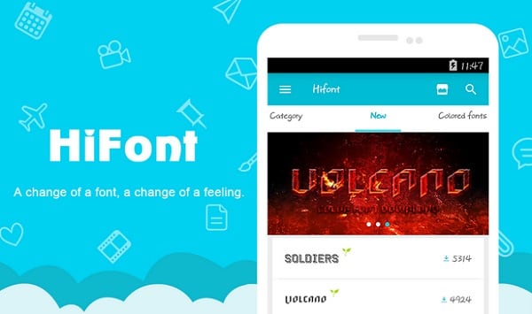 HiFront - қаріпті өзгерту, сезімді өзгерту HiFront - изменив шрифт, измените ощущения