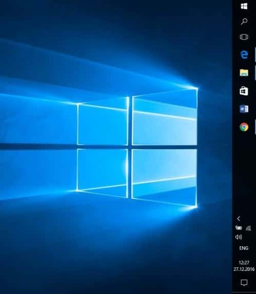 Windows 10-дегі «тапсырмалар тақтасы» "Панель задач" справа в Windows 10