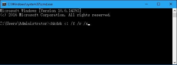 CHKDSK утилитасының функционалдығын пайдаланыңыз CHKDSK